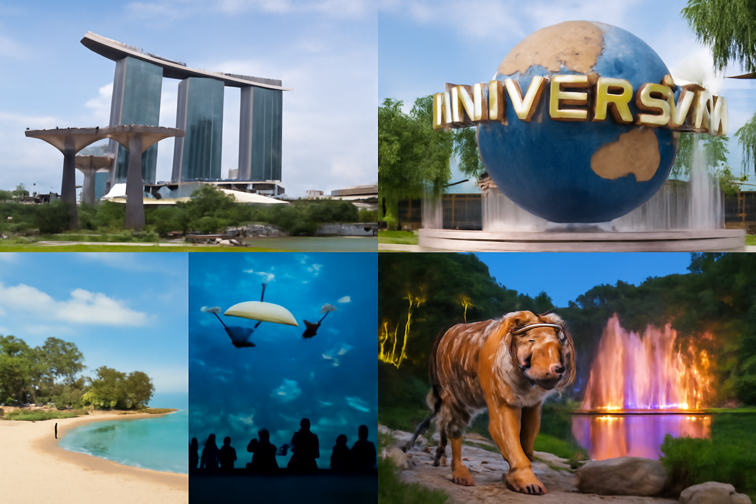 The Top Attractions in Singapore: Marina Bay Sands and Sentosa