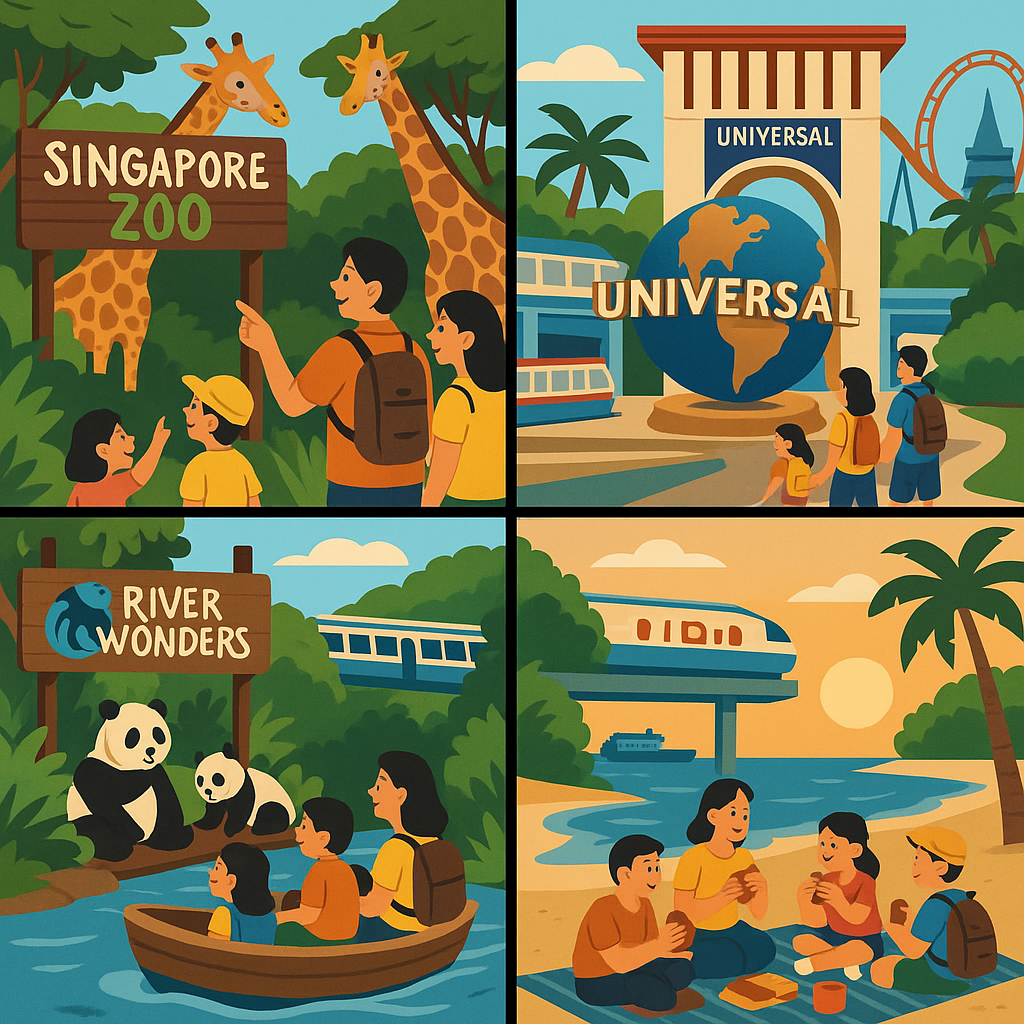 Planning a Multi-Age Family Trip in Singapore: From Zoos to Blockbuster Rides