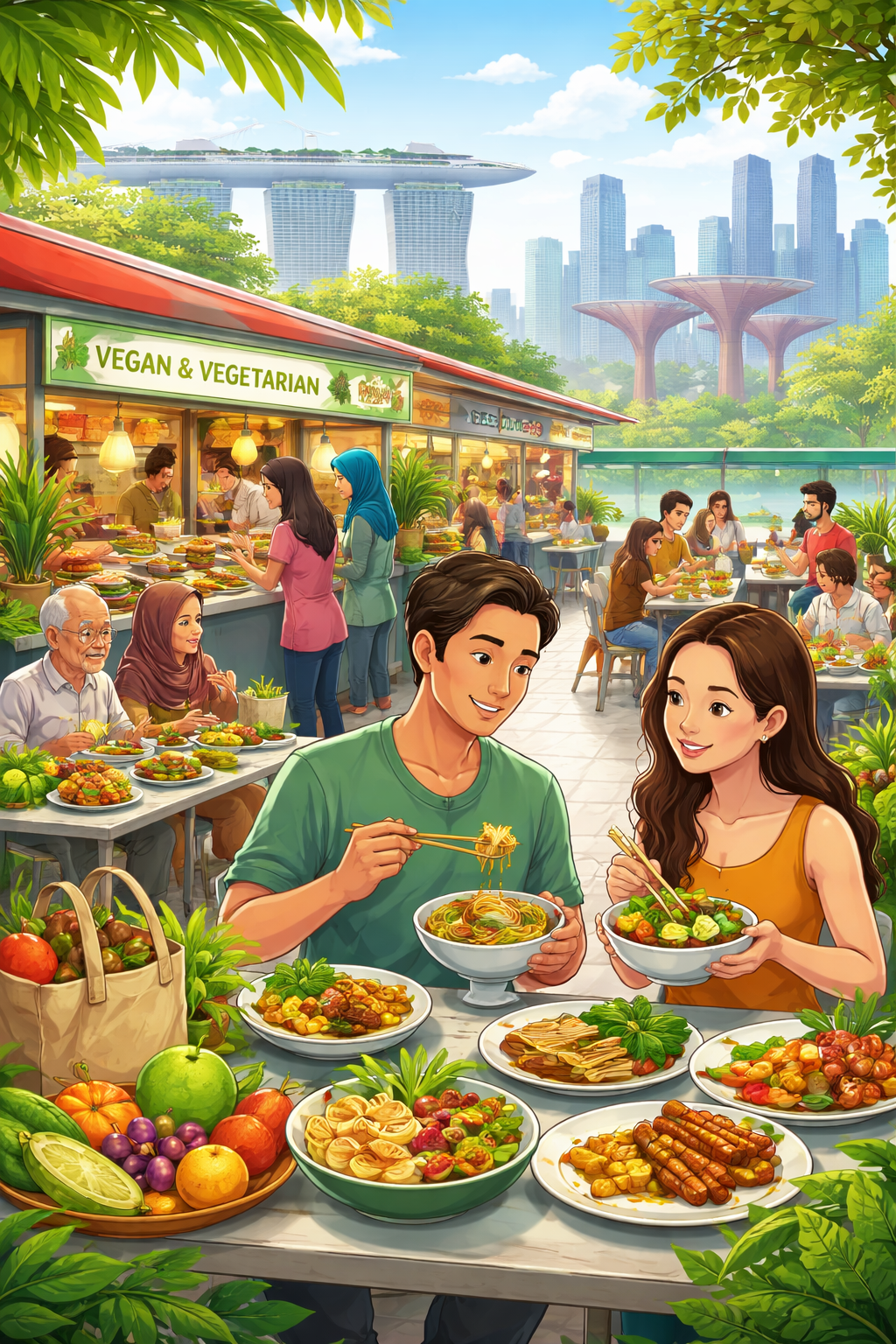 Singapore’s Plant-Based Movement: Vegan and Vegetarian Diets for Health and Sustainability